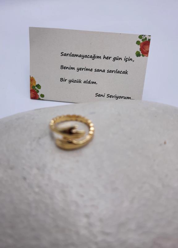 Birbirine Sarılan Eller Sevgililer Günü, Anneler Günü, Doğum Günü, Yıldönümü, Hediye Yüzük