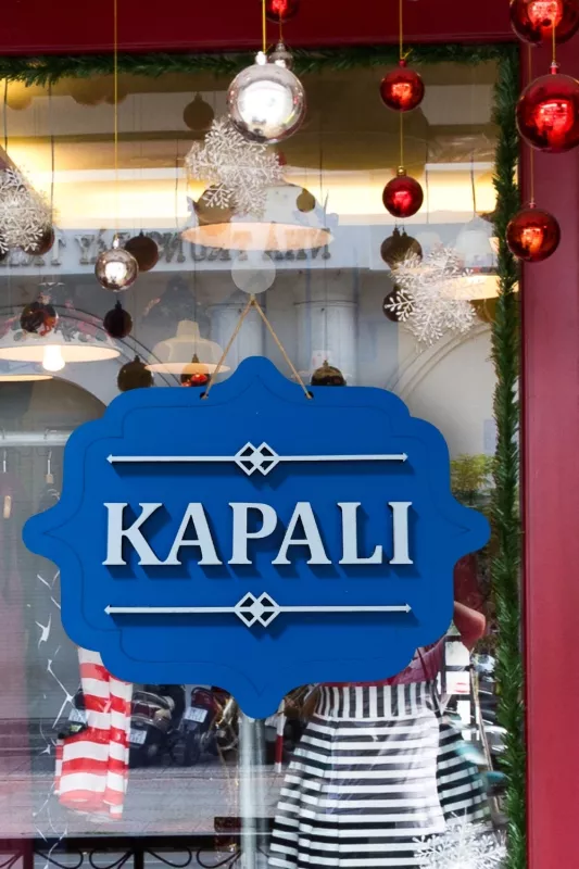 Ahşap Dekoratif Kesim Açık-Kapalı Yazısı -Saks