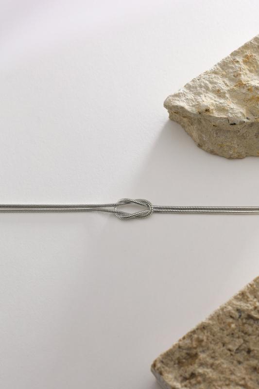 Gemici Aşk Düğümü 925 Ayar Gümüş Bileklik