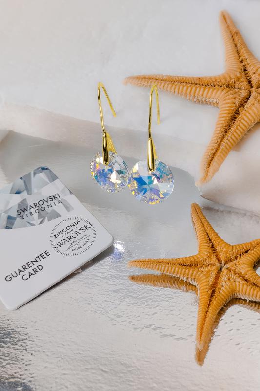 Swarovski Taşlı 6428 Xilion Küpe - JanJan