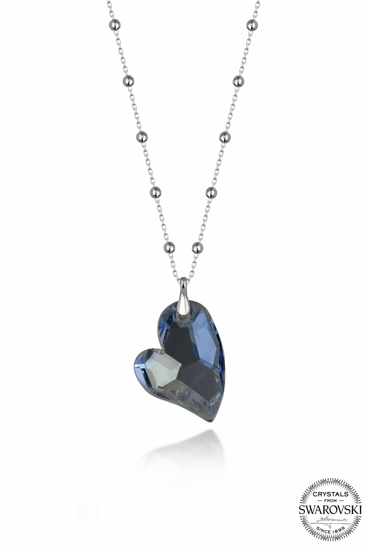 Kutaydan SWR Crystal 30 x 20 mm Ametist Mekik Kadın Gümüş Kolye