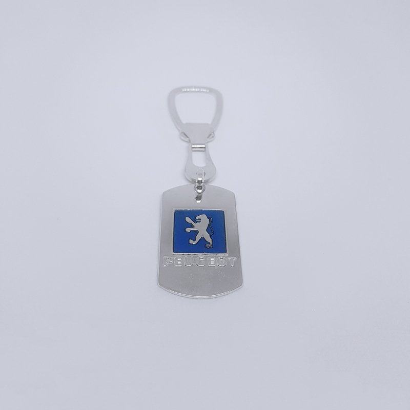 Gümüş Peugeot Logolu Anahtarlık