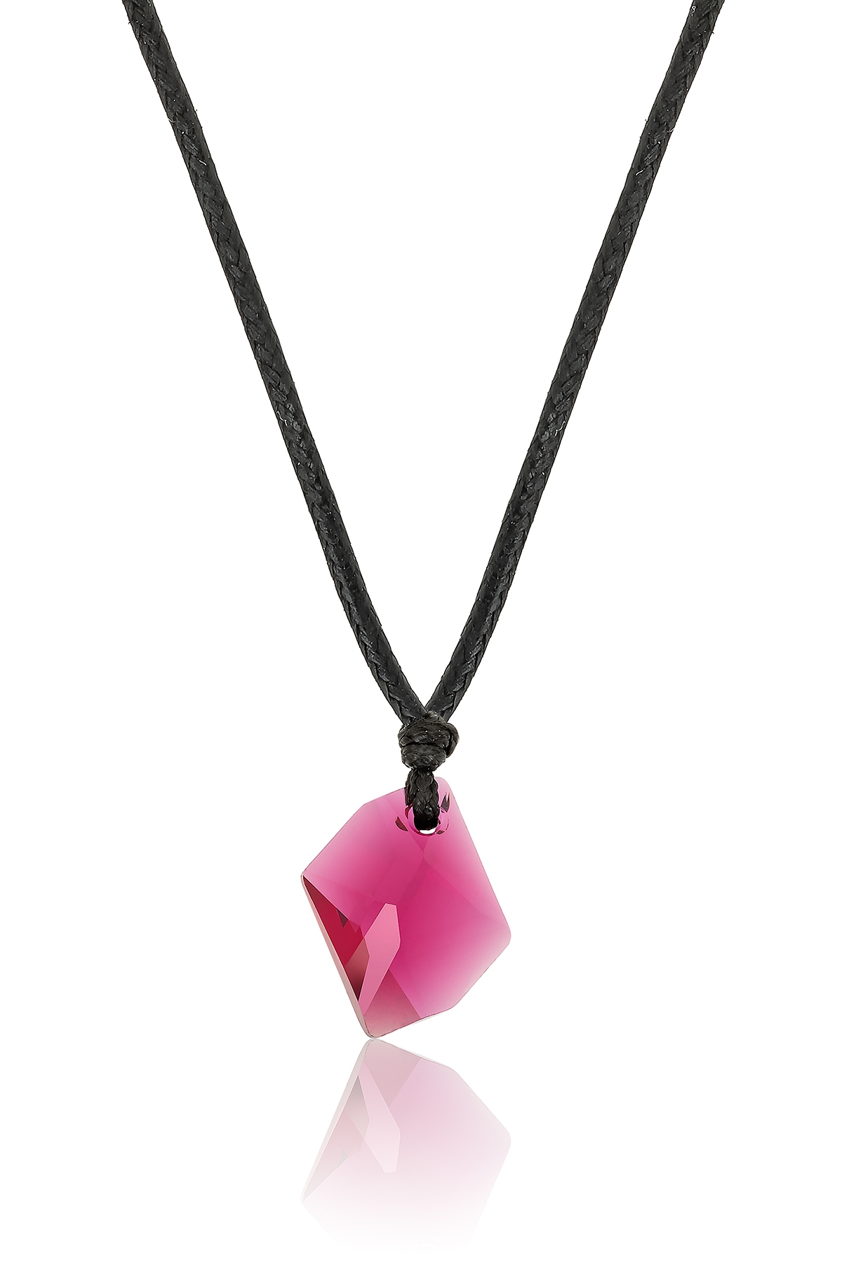 Swarovski® Cosmic Fushia 6680 İpli Kolye
