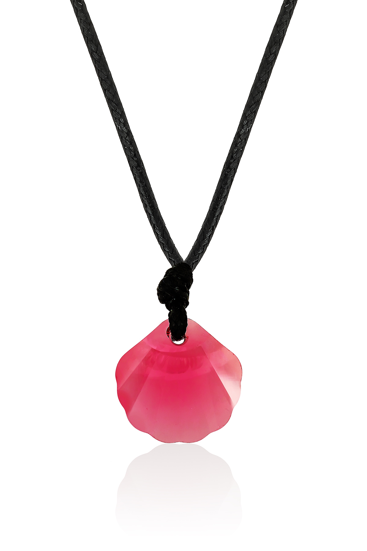 Swarovski® 6723 Shell Light Rose Damla İpli Kolye