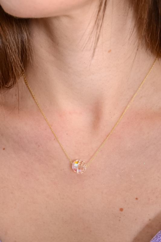Swarovski® Taşlı Raund 5005 Jan Jan Drop 925 Ayar Gümüş Kolye