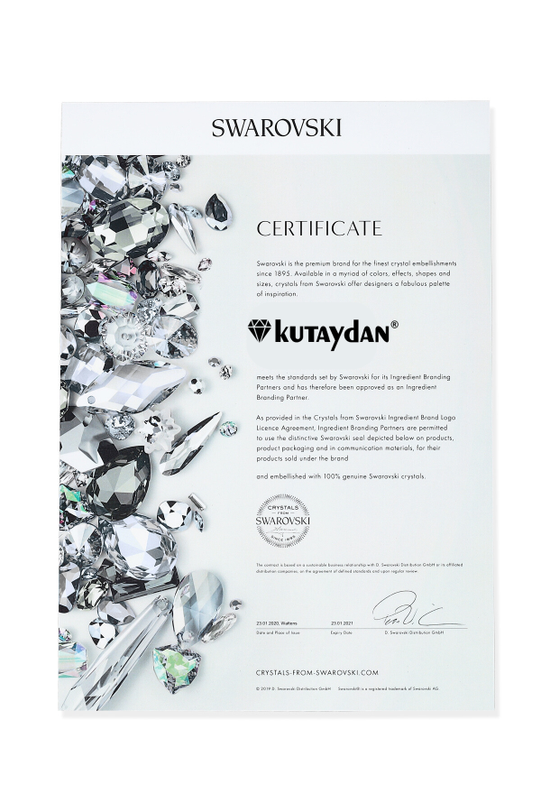 Kutaydan SWR Zirconia 0,36 CT Kalp Montür Kadın Gümüş Kolye