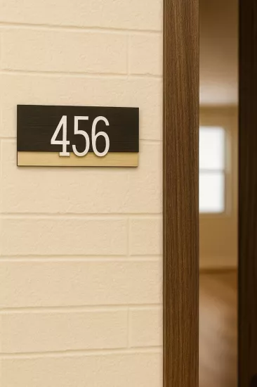 Enwood 3D Model Daire, Otel ve Apartman Kapı Numarası