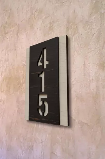 Stenwood 2D Model Daire, Otel ve Apartman Kapı Numarası