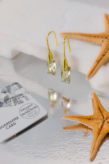 Swarovski Taşlı 6696 Urban Küpe - Golden Shadov
