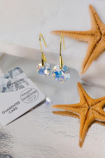 Swarovski Taşlı 6428 Xilion Küpe - JanJan