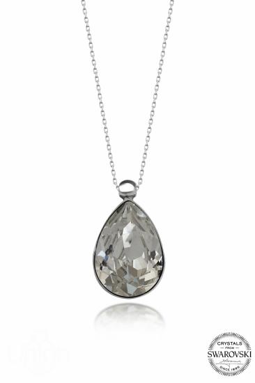 Kutaydan SWR Crystal 10 x 14 mm Damla Kadın Gümüş Kolye