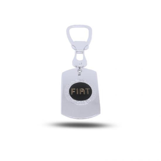 Gümüş Fiat Logolu Anahtarlık