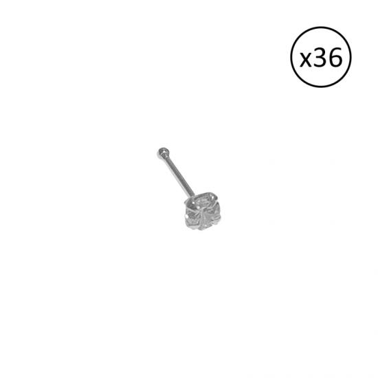 Gümüş Tektaş 2mm Kristal Taşlı Hızma