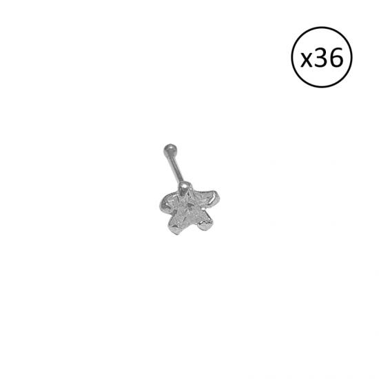 Gümüş Yıldız 3mm Zirkon Taşlı Hızma
