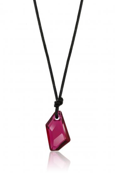 Swarovski® 6670 De-Art Fushia İpli Kolye