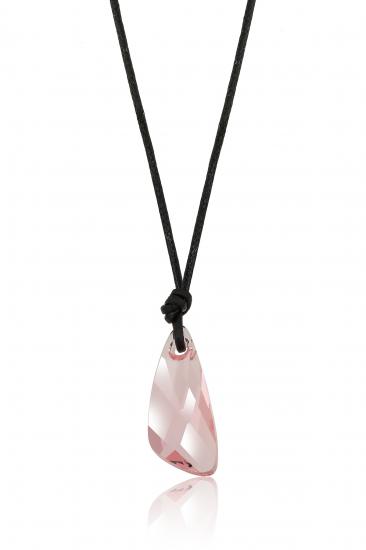 Swarovski® 6690 Wing Light Rose İpli Kolye