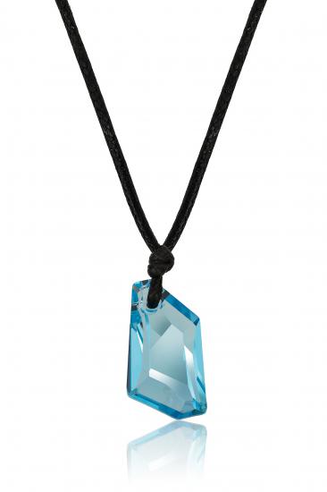 Swarovski® 6670 De-Art Aquamarine İpli Kolye