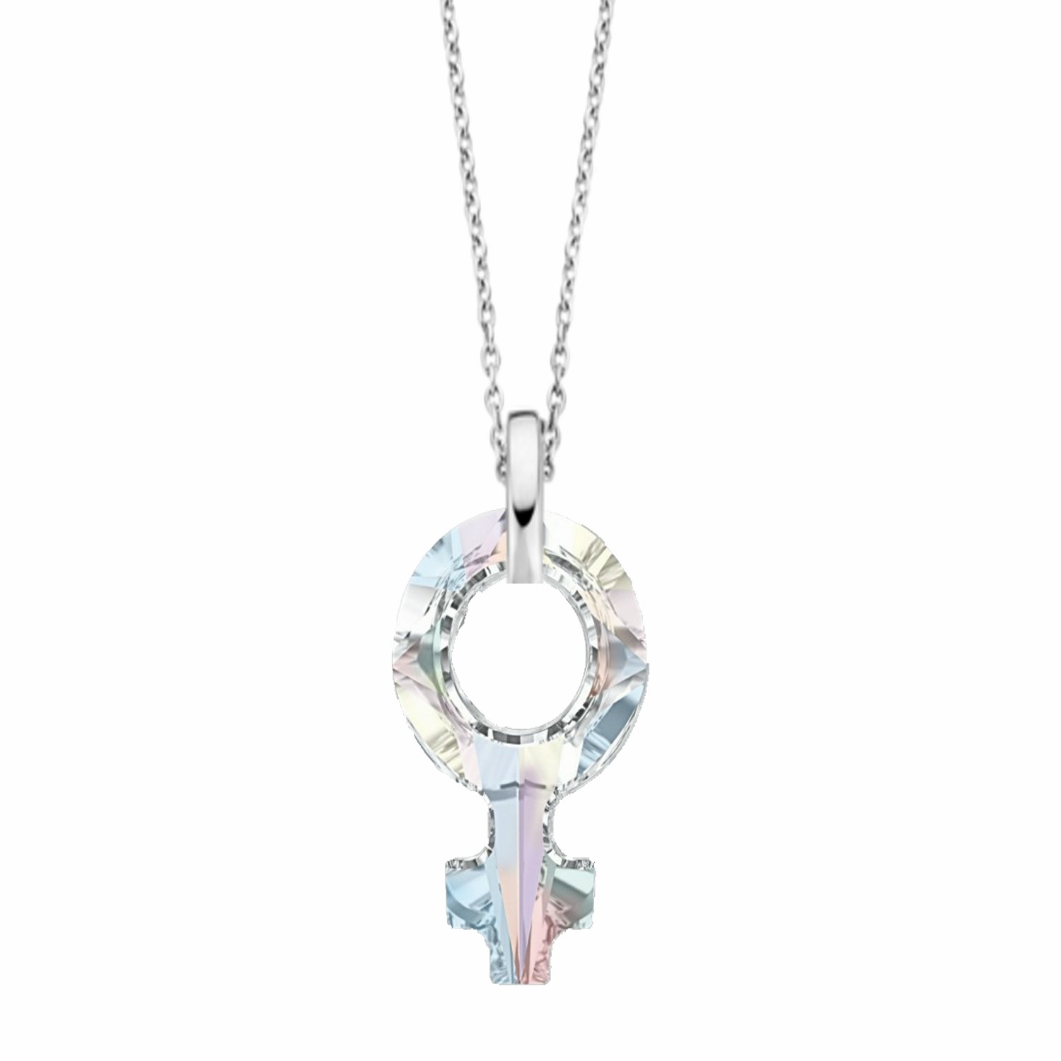 Swarovski 4876 JanJan Female Symbole Gümüş Kolye