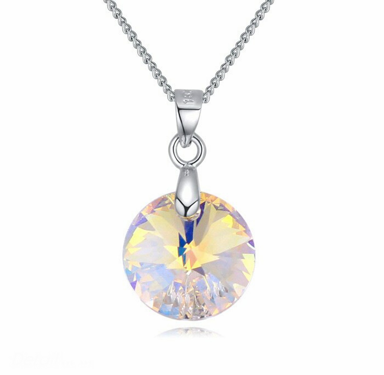 Swarovski® 6428 JanJan 925 Ayar Gümüş Kolye